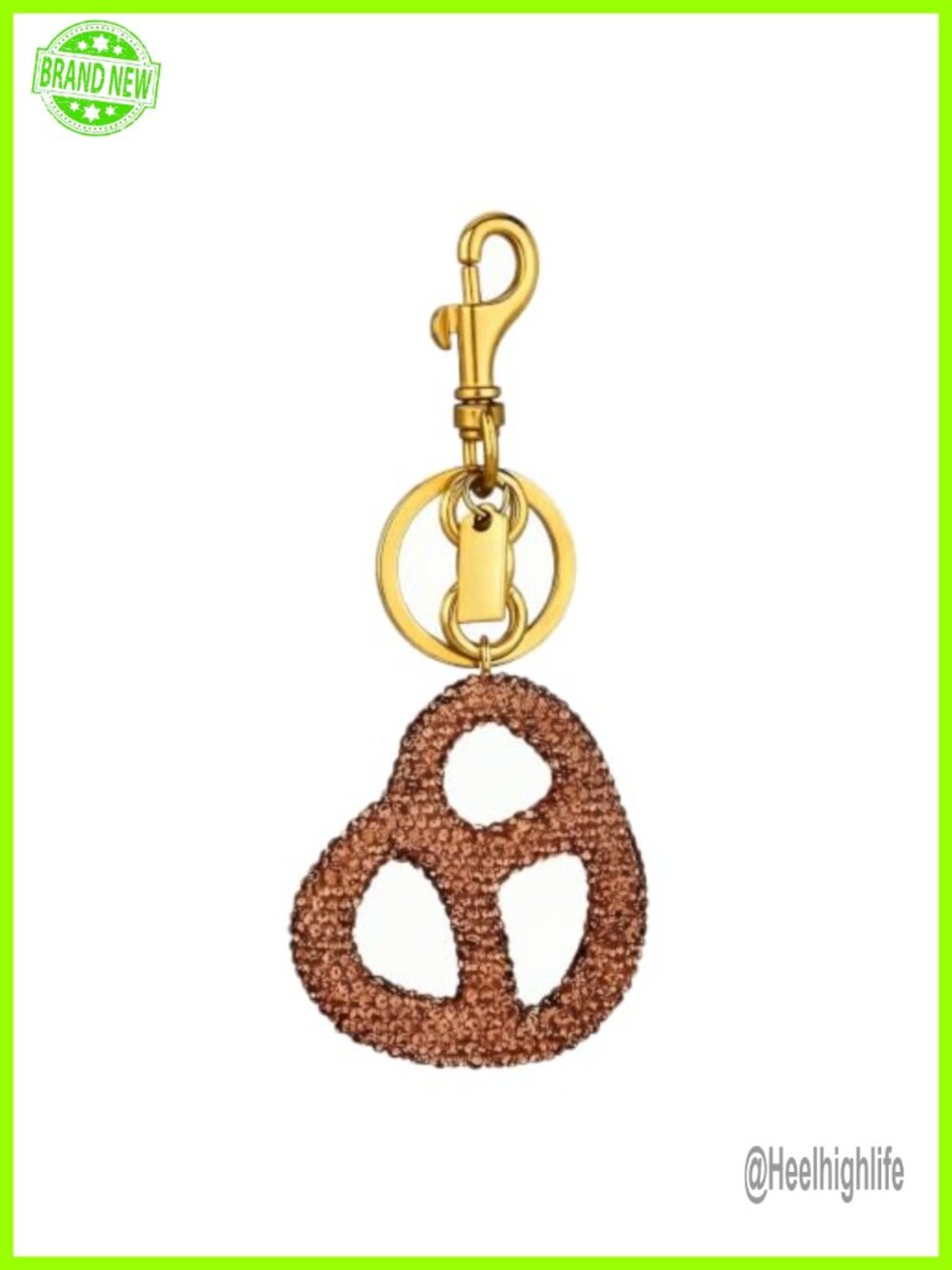 Resin Alloy Bag Charm Keychain for Handbag Purse Decor Women Gift
